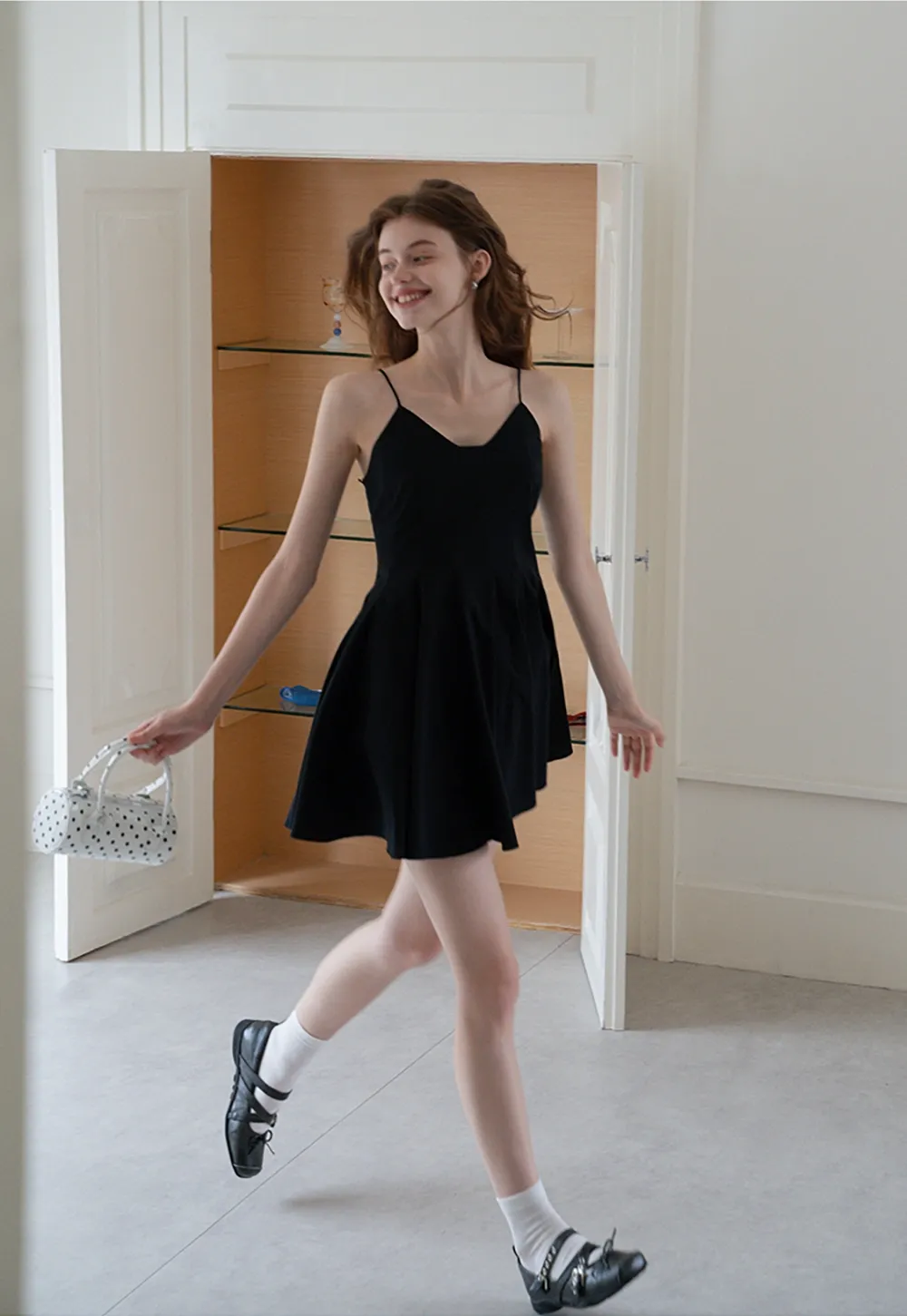 Spaghetti Strap A-Line Mini Dress