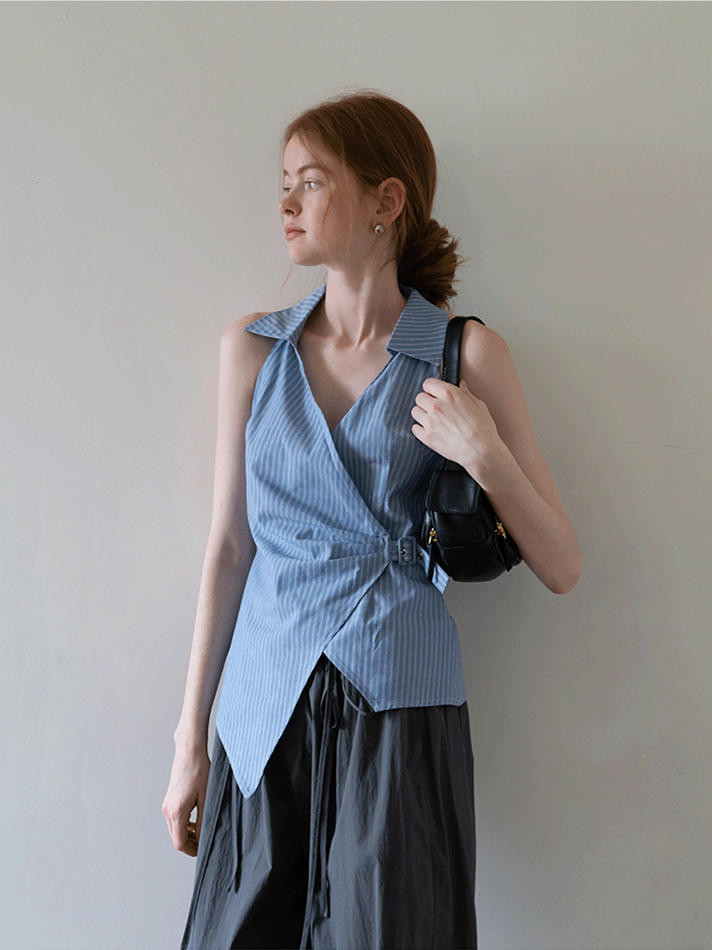 Women’s Striped Sleeveless Shirt