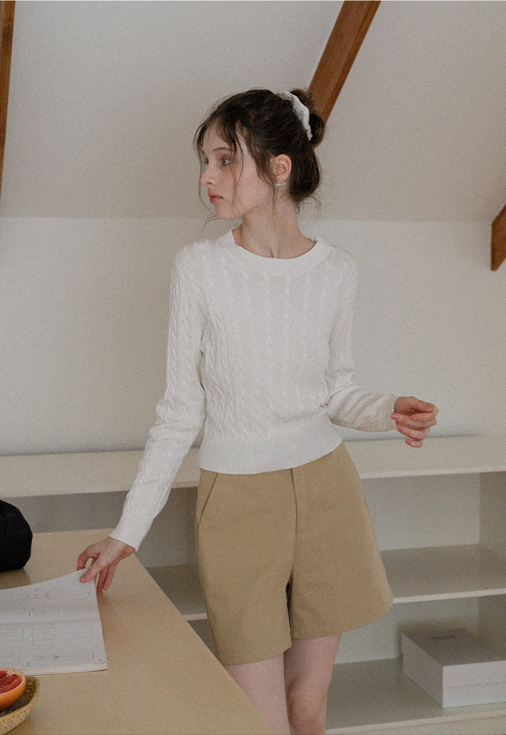 Women's High Waist Tailored Shorts