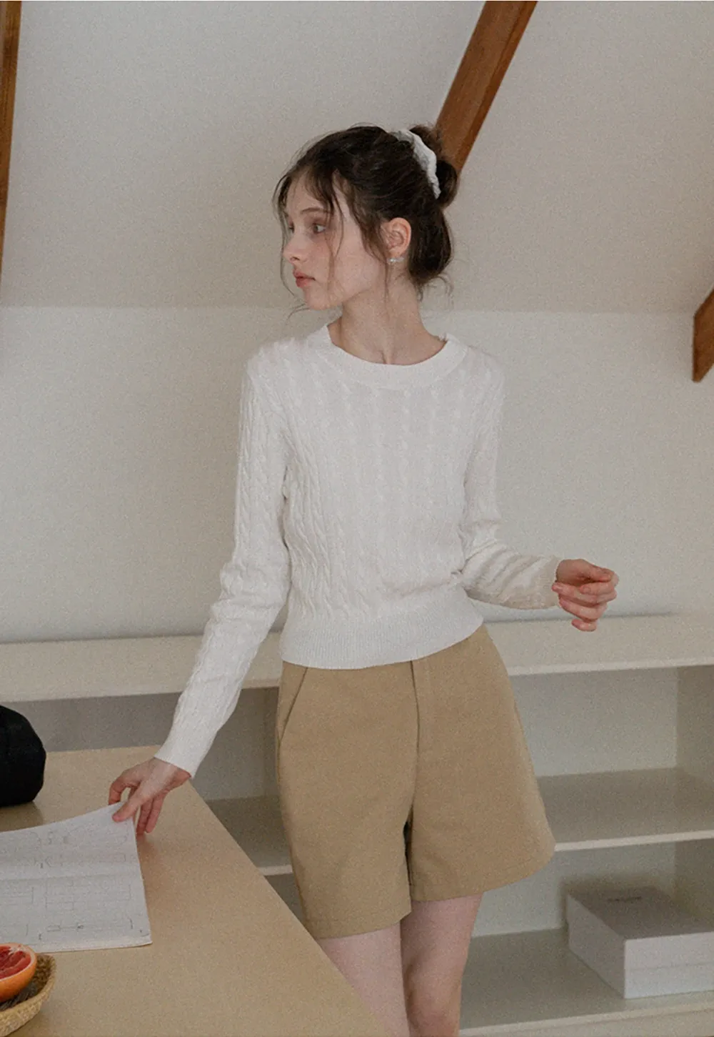 Women's High Waist Tailored Shorts