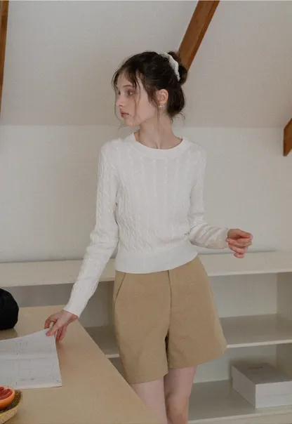 Women's High Waist Tailored Shorts