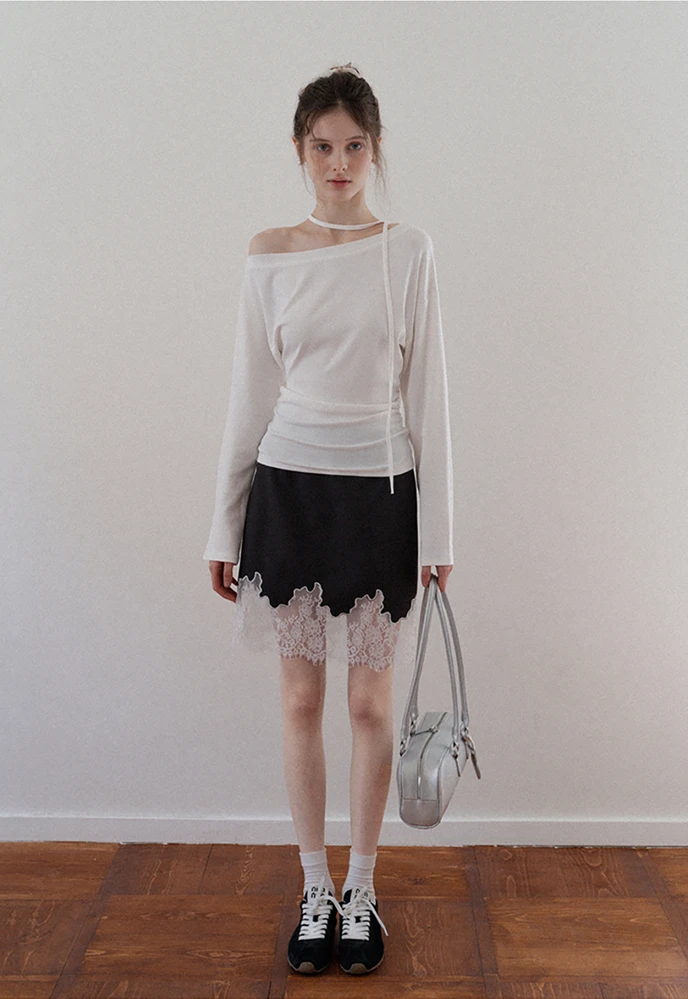 One-Shoulder Choker Top