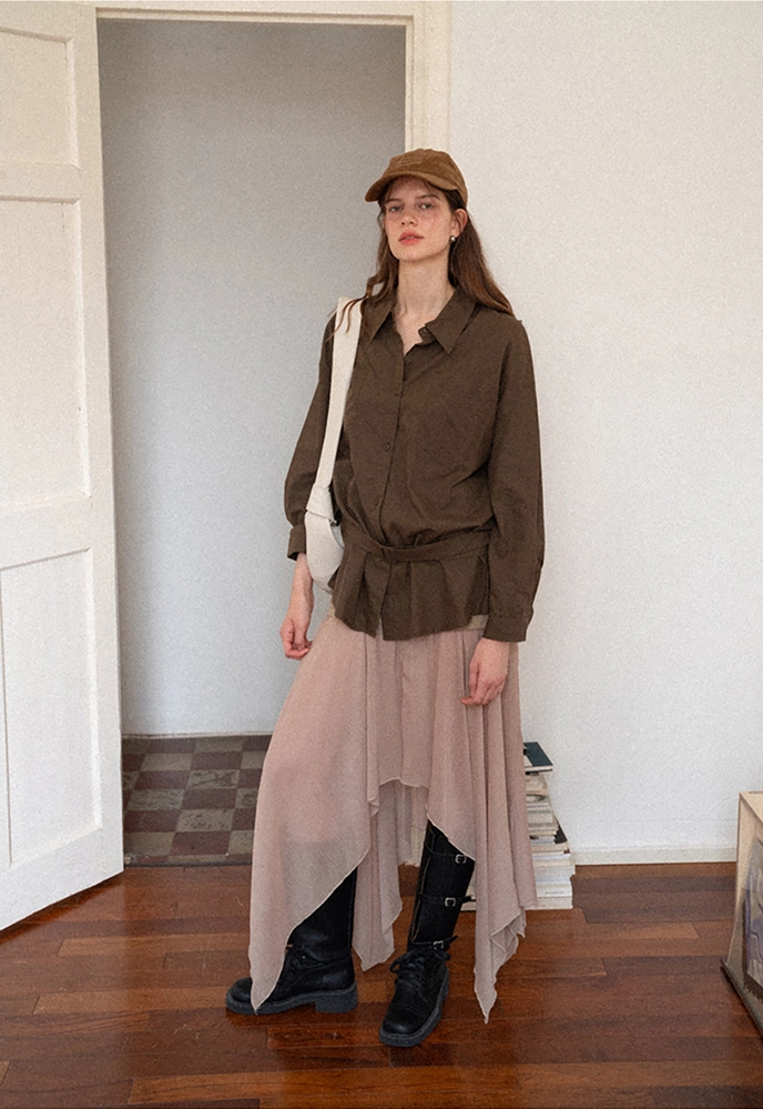 Belted Utility Shirt