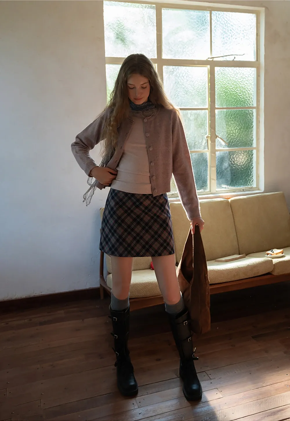 Button Front Knit Sweater Cardigan