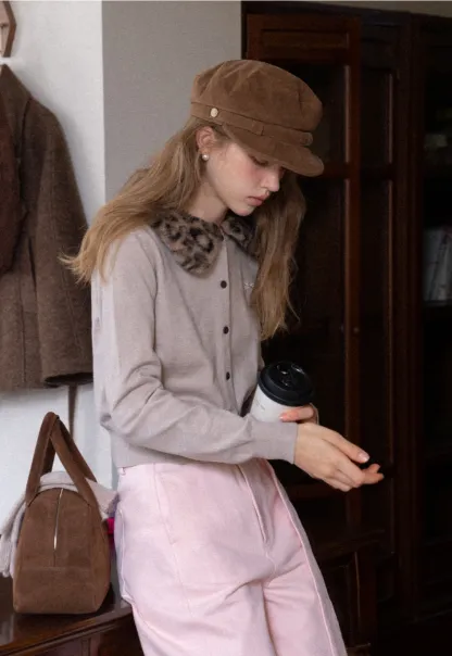 Short Sleeve Top and Cardigan Set