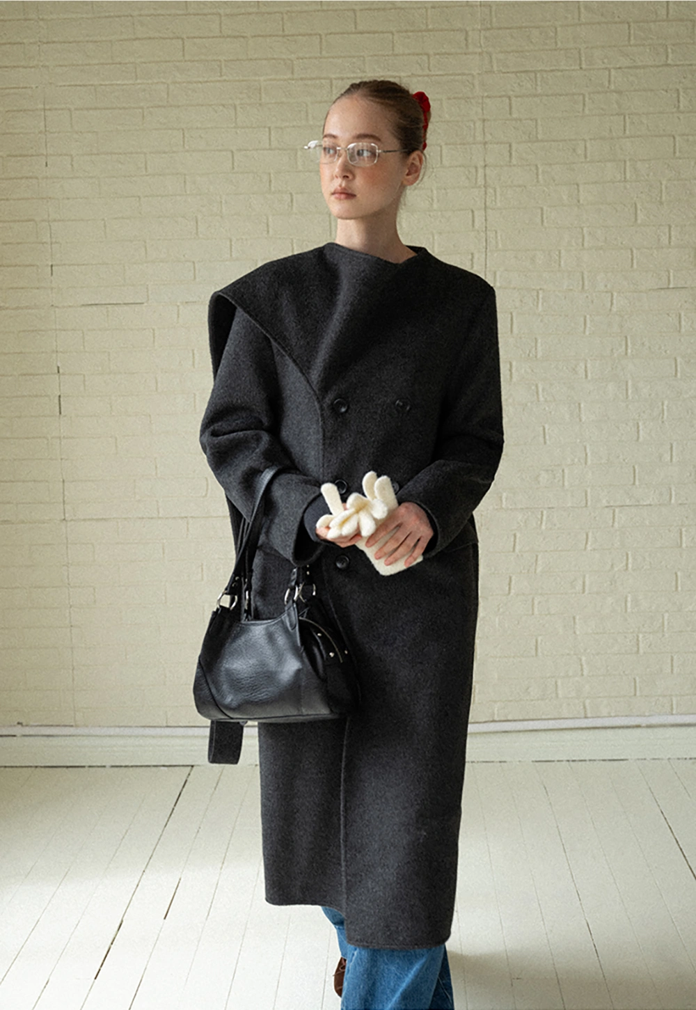 Classic Wool Long Coat for Women 