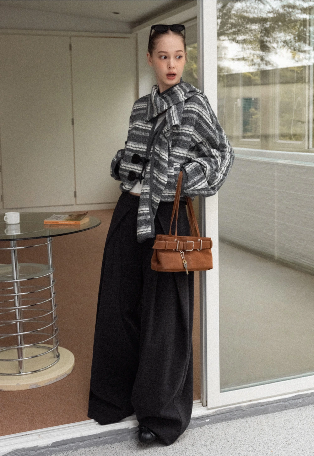 Retro Stripe Fleece Jacket