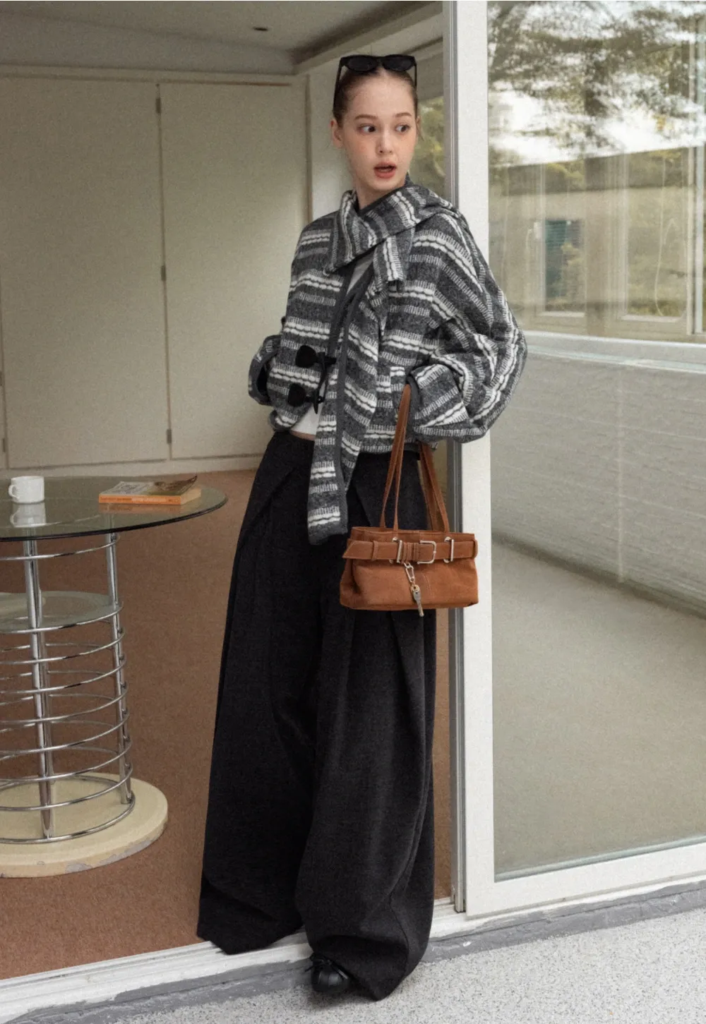 Retro Stripe Fleece Jacket