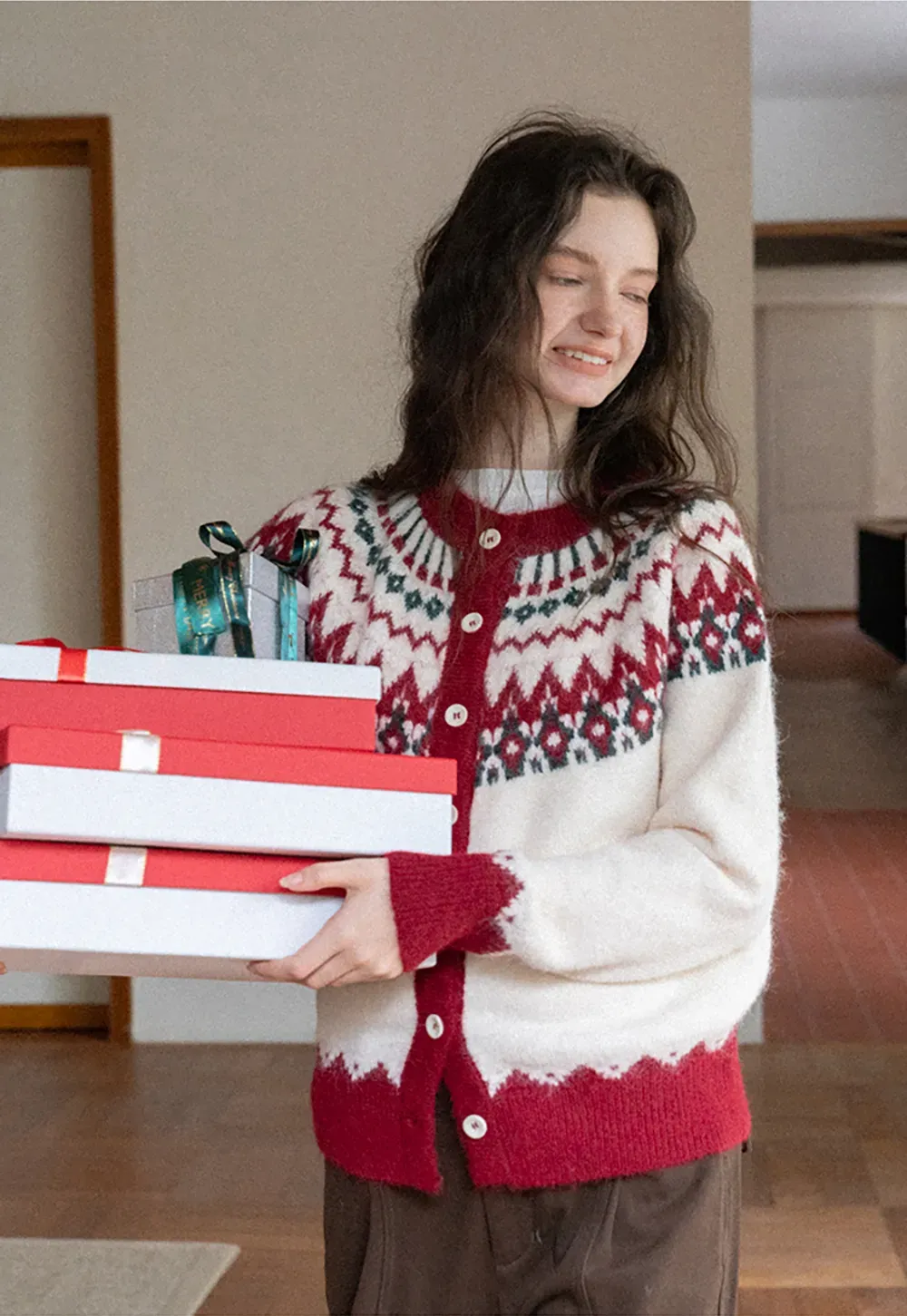 Fair Isle Knit Sweater