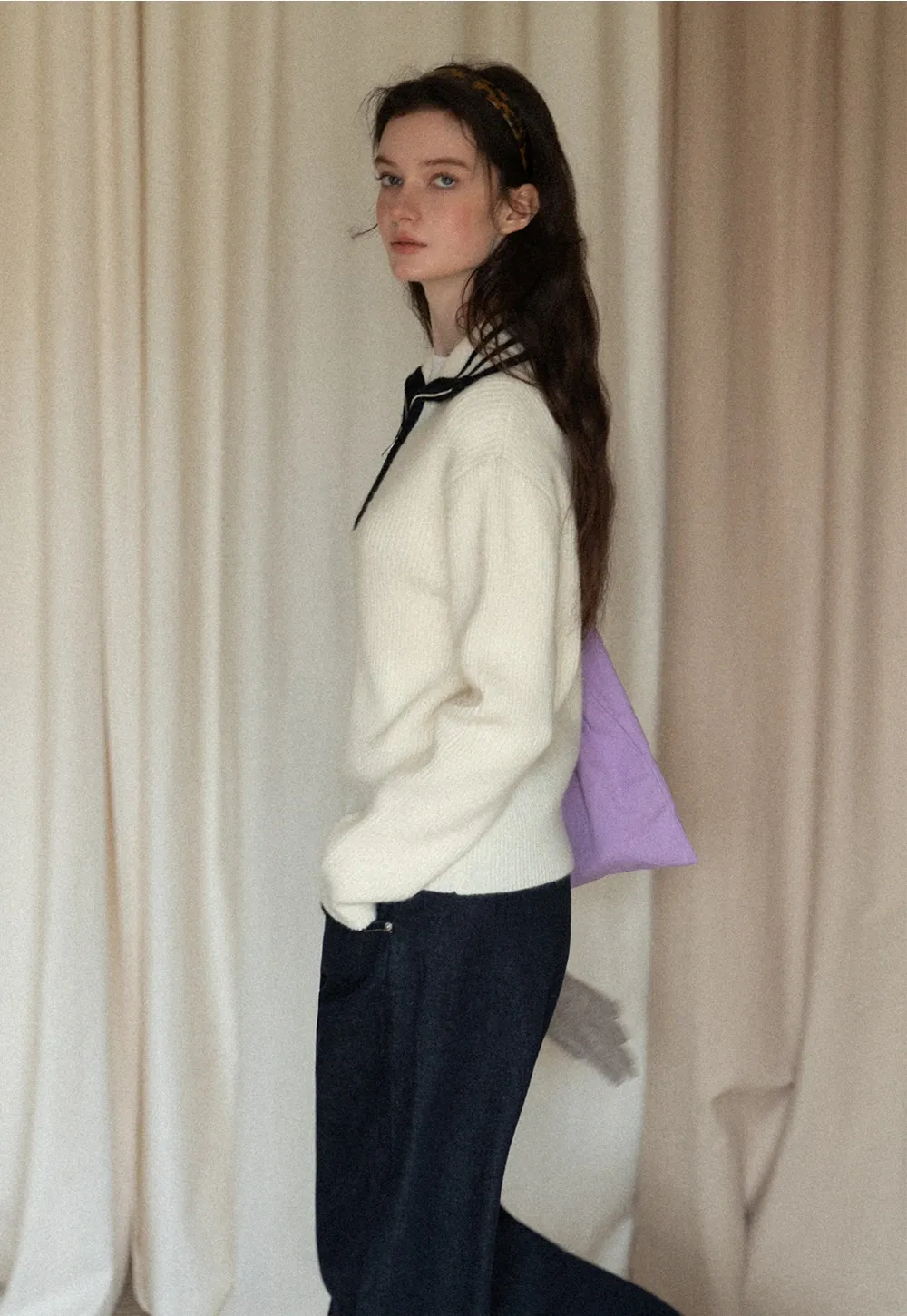 Classic Loose Fit Wide Leg Jeans for Women