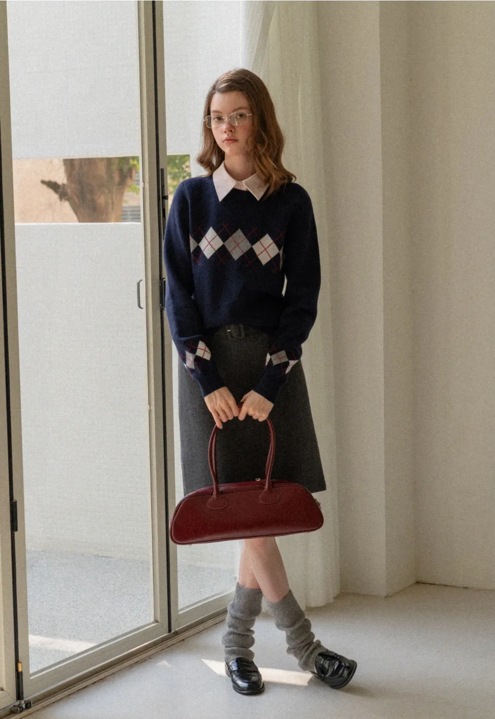 Casual Halter Short Vest with Line-Textured Collar