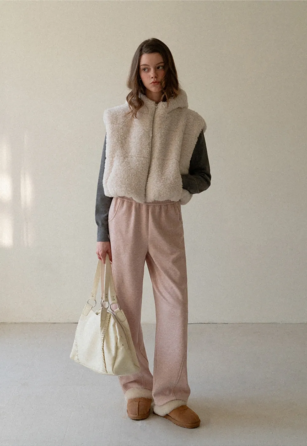 Women Fleece-Lined Slimming Casual Pants