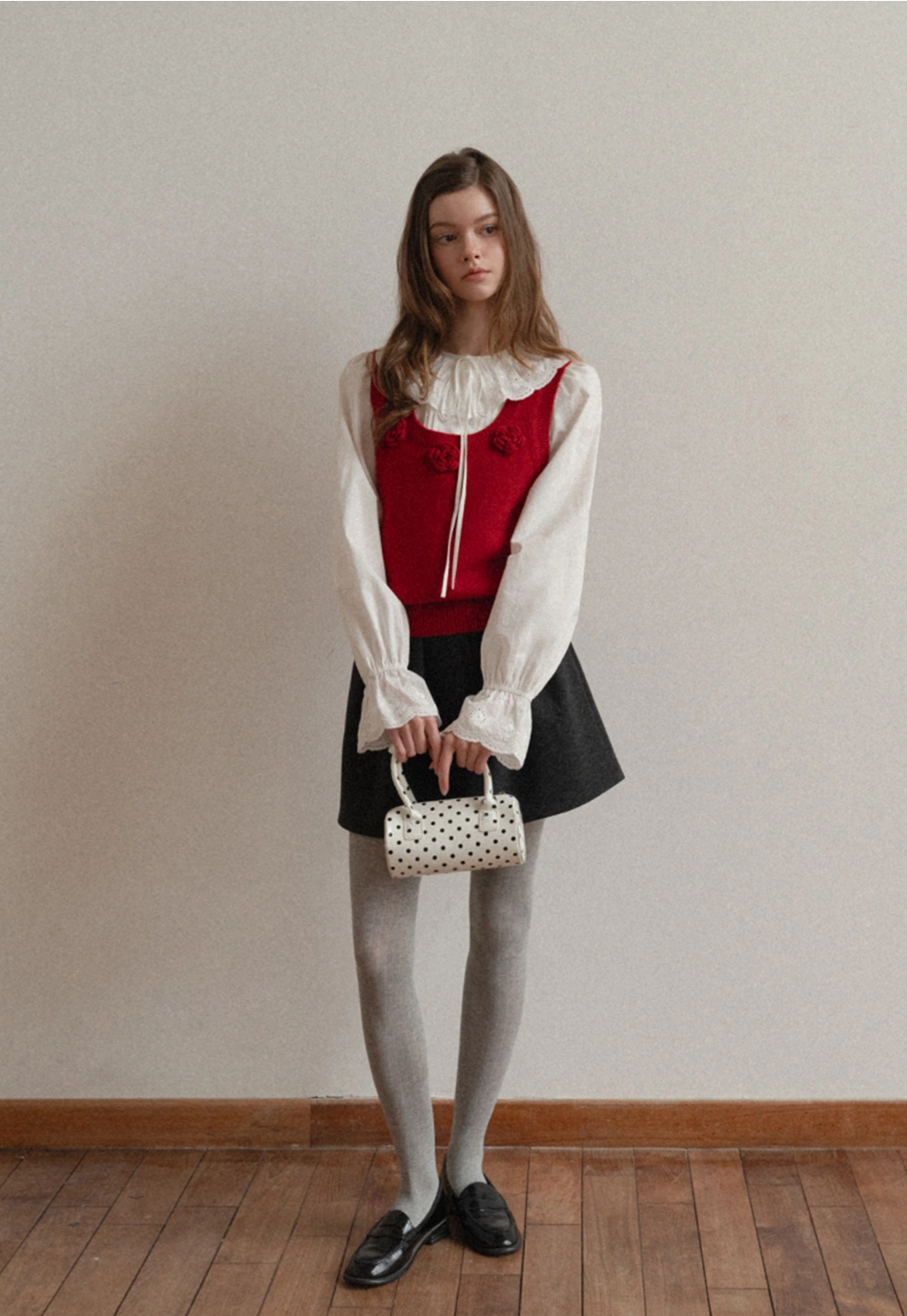 Classic Woolen A-Line Skirt for Women