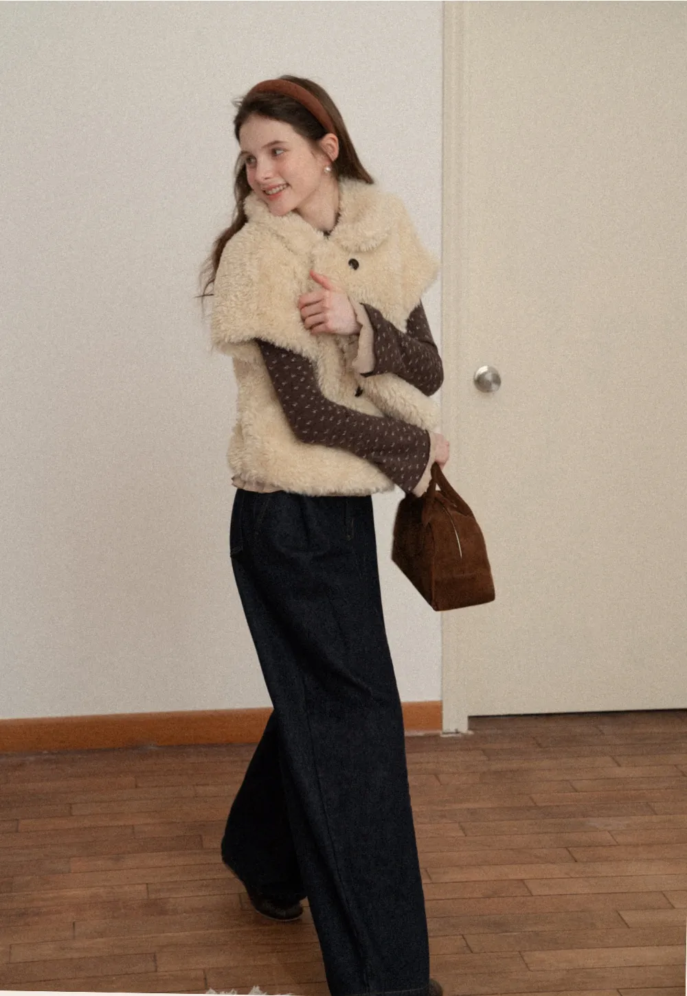 Button-Up Warm Fleece Vest for Winter