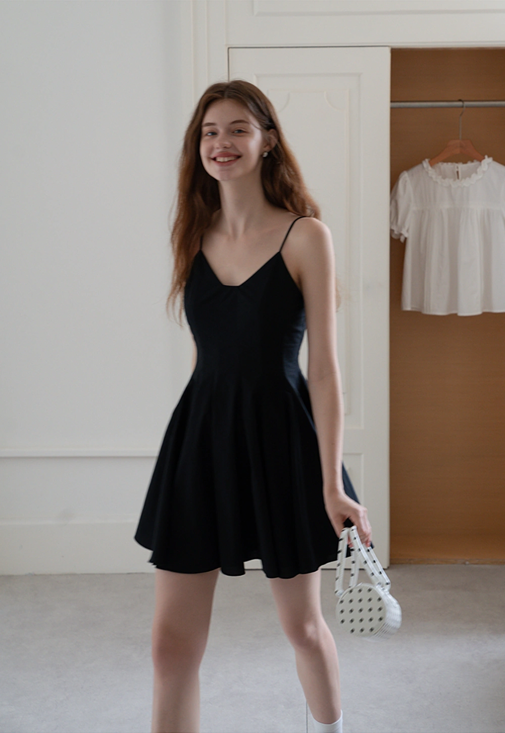 Spaghetti Strap A-Line Mini Dress