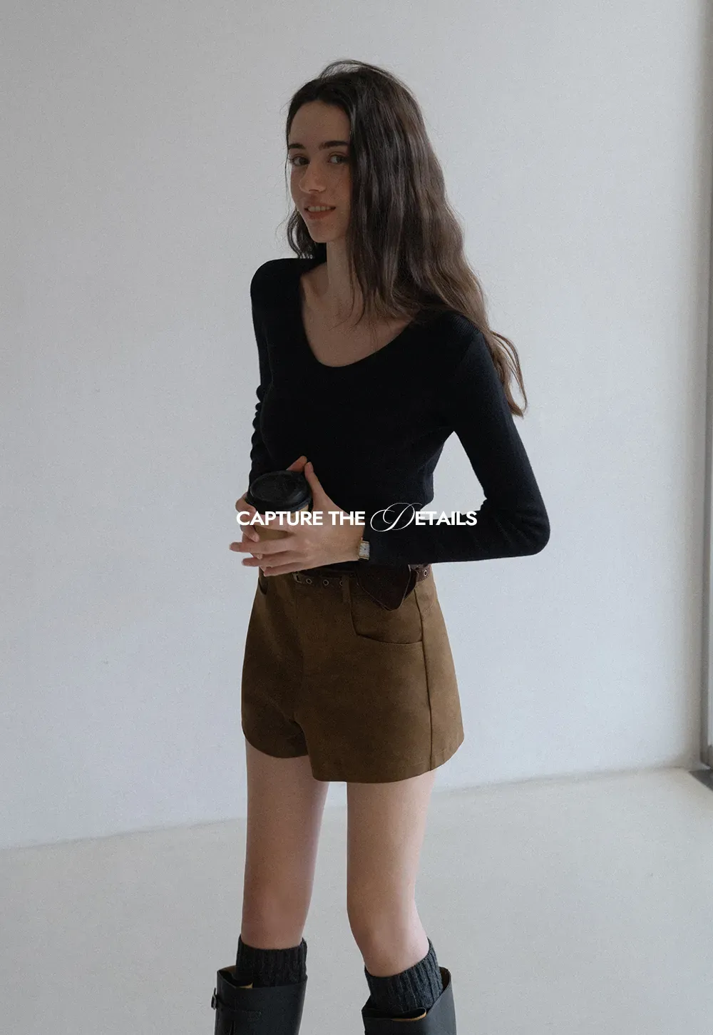 Belted Pocket Shorts