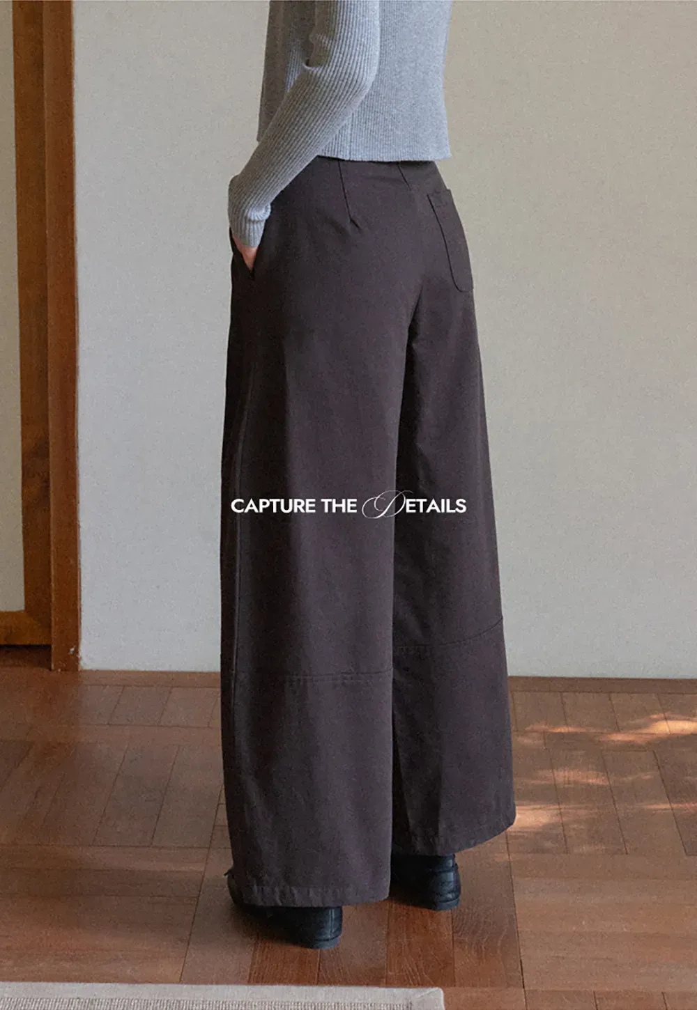 High-Waist Wide-Leg Pants with Tie Belt