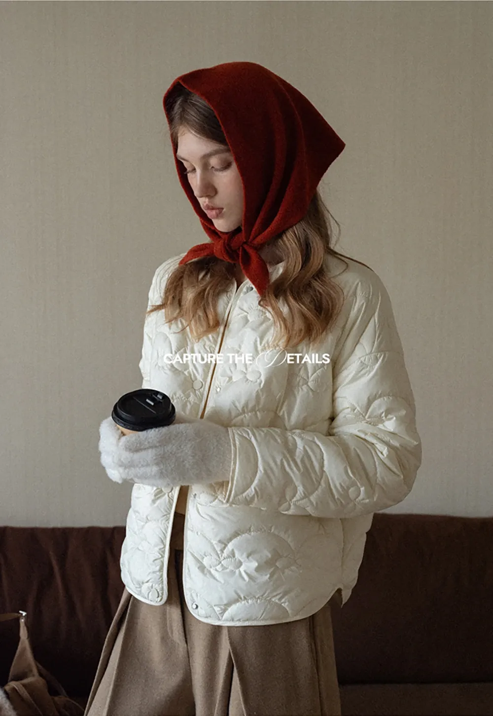 Triangle Versatile Knit Scarf and Shawl