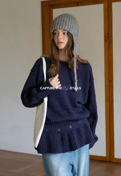 Chunky Knit Earflap Beanie