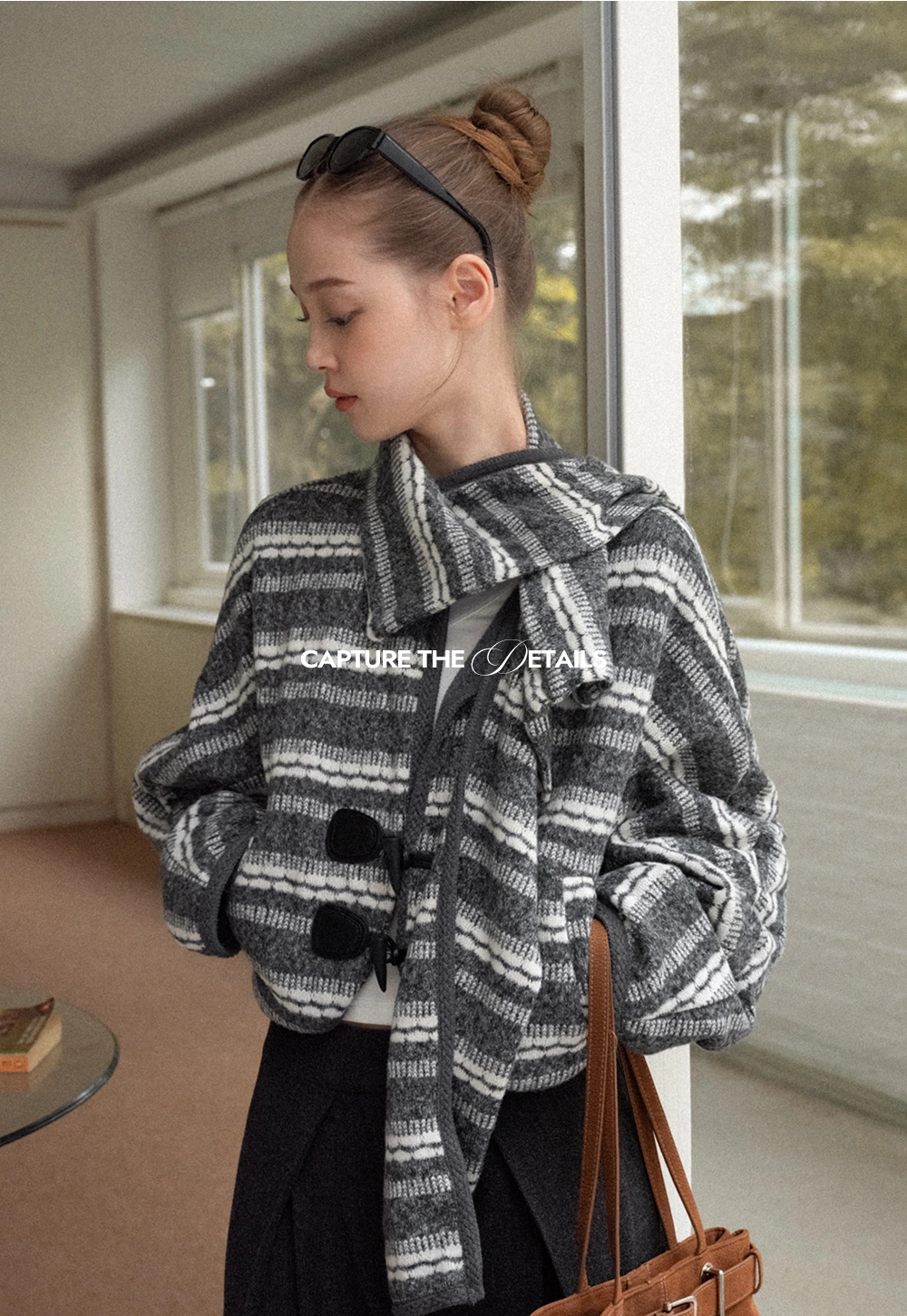 Retro Stripe Fleece Jacket