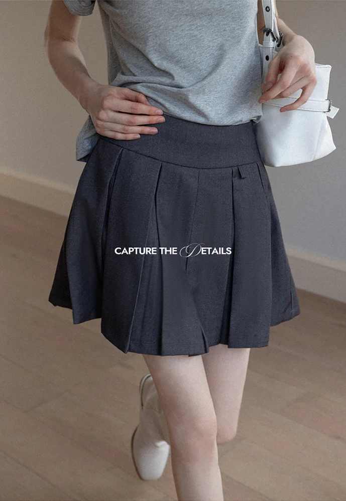 Pleated A-Line Mini Skirt – EGGKA