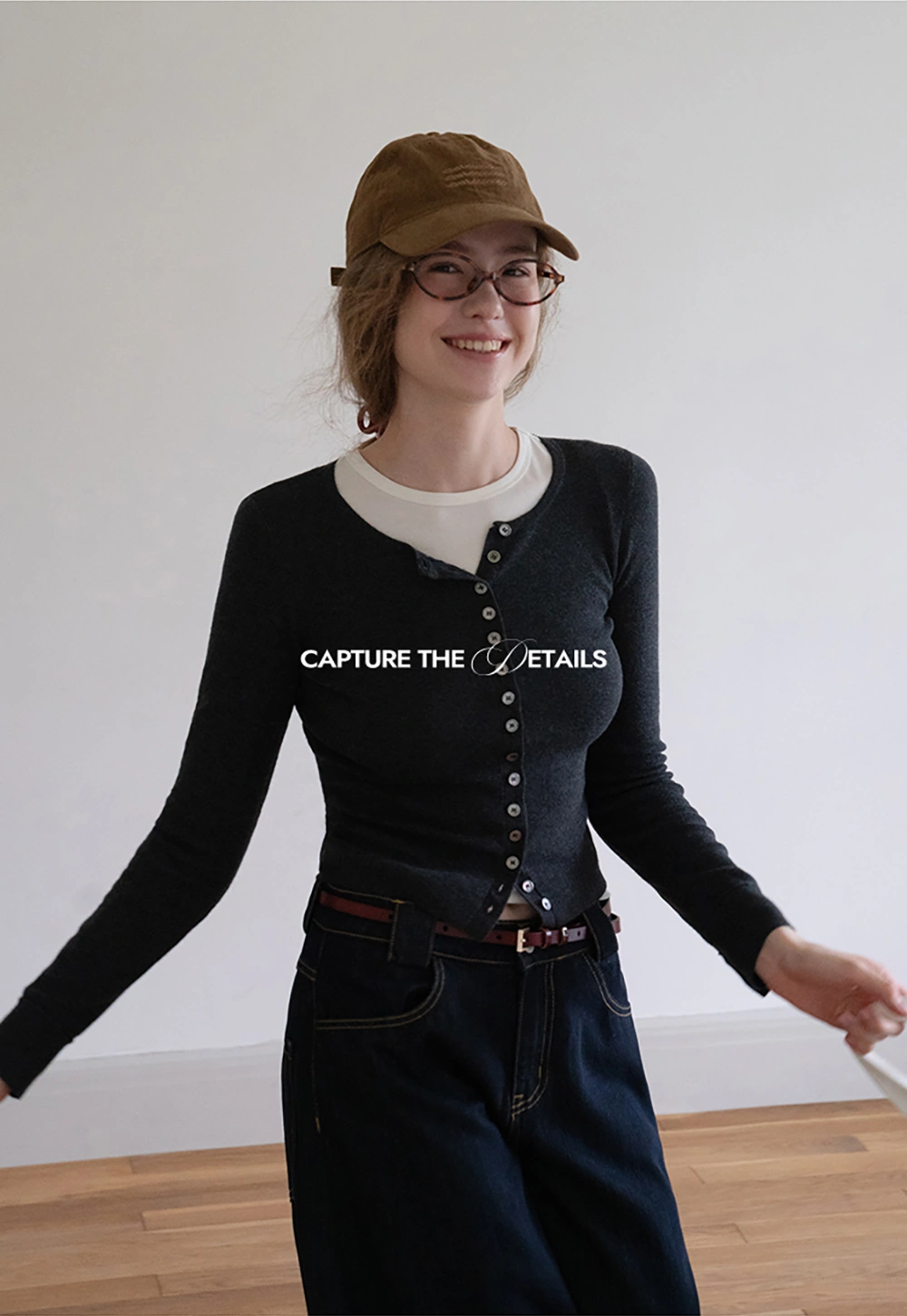 Womens Long Sleeve Button Down Knit Cardigan