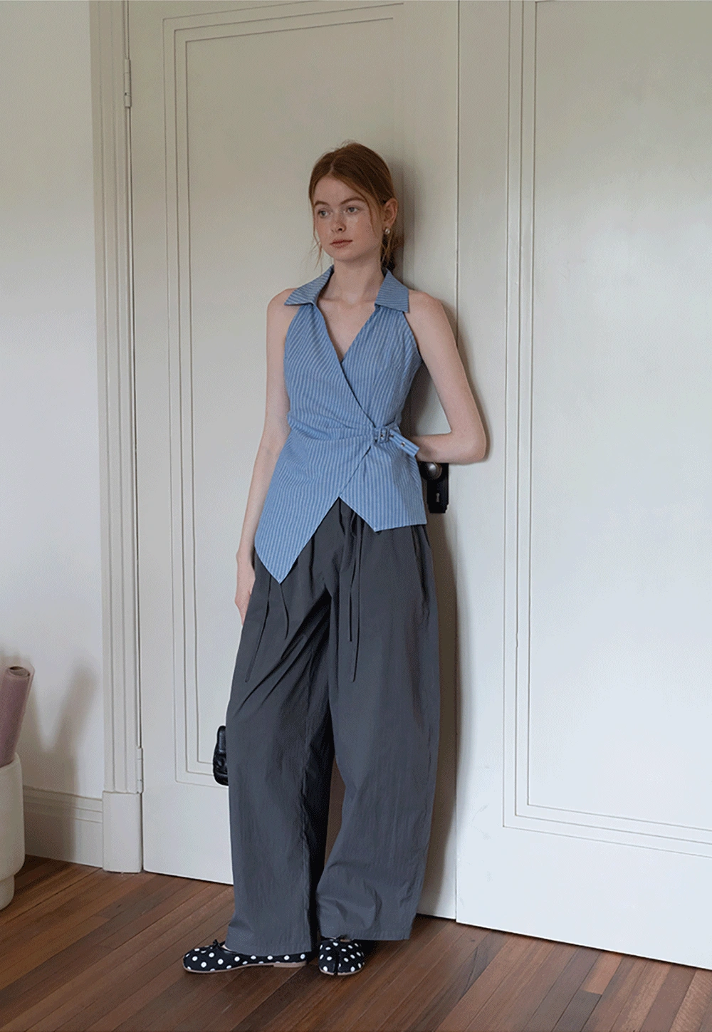 Women’s Striped Sleeveless Shirt