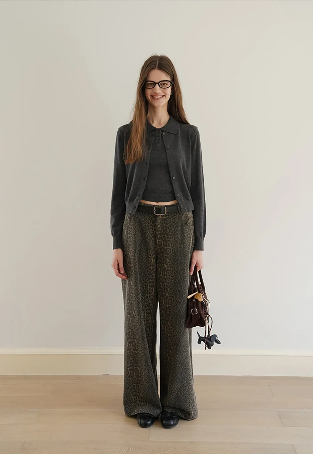 Womens Knit Cardigan Sweater Vest Set