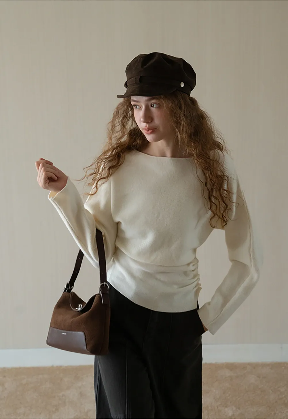 Womens High Waist Wide Leg Cargo Pants