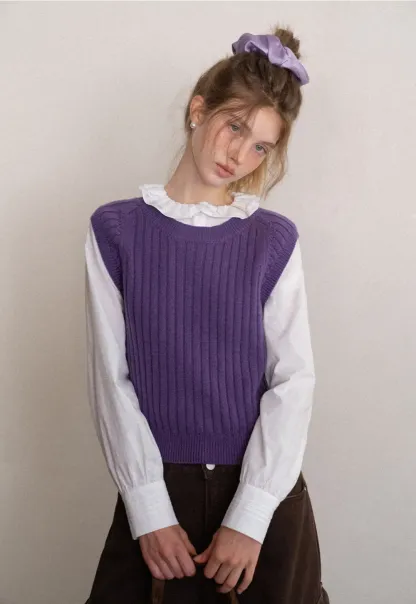 Ruffle Collar Blouse