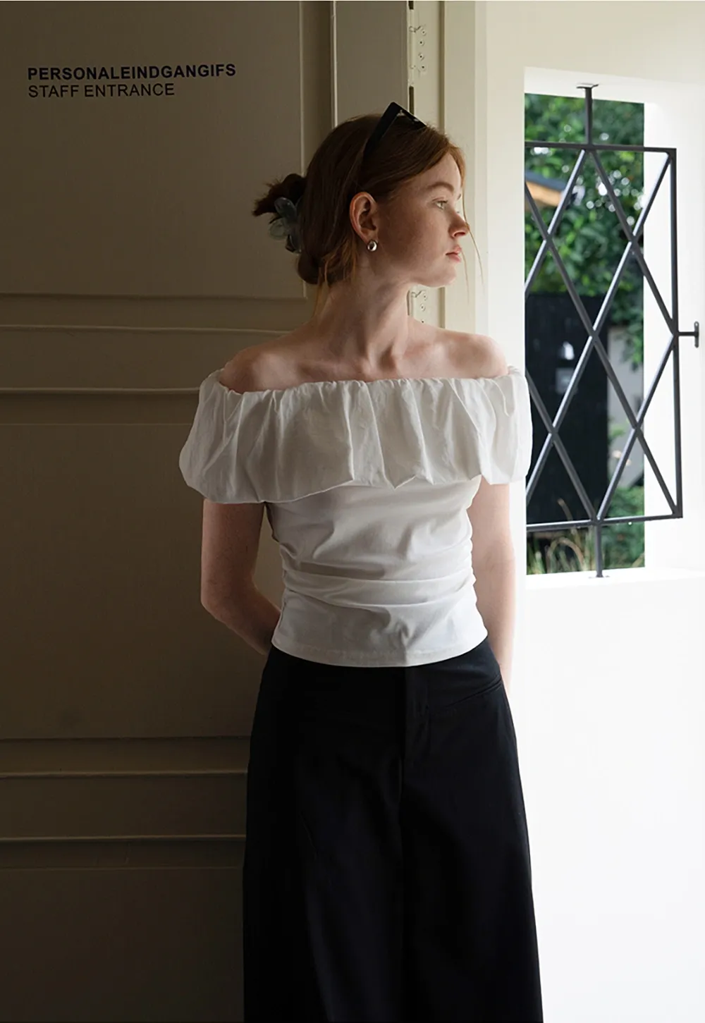 Women’s Off Shoulder Puff Sleeve Top