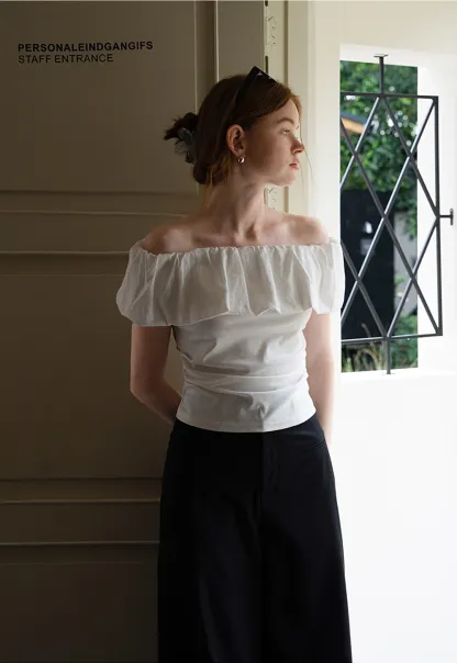 Women’s Off Shoulder Puff Sleeve Top