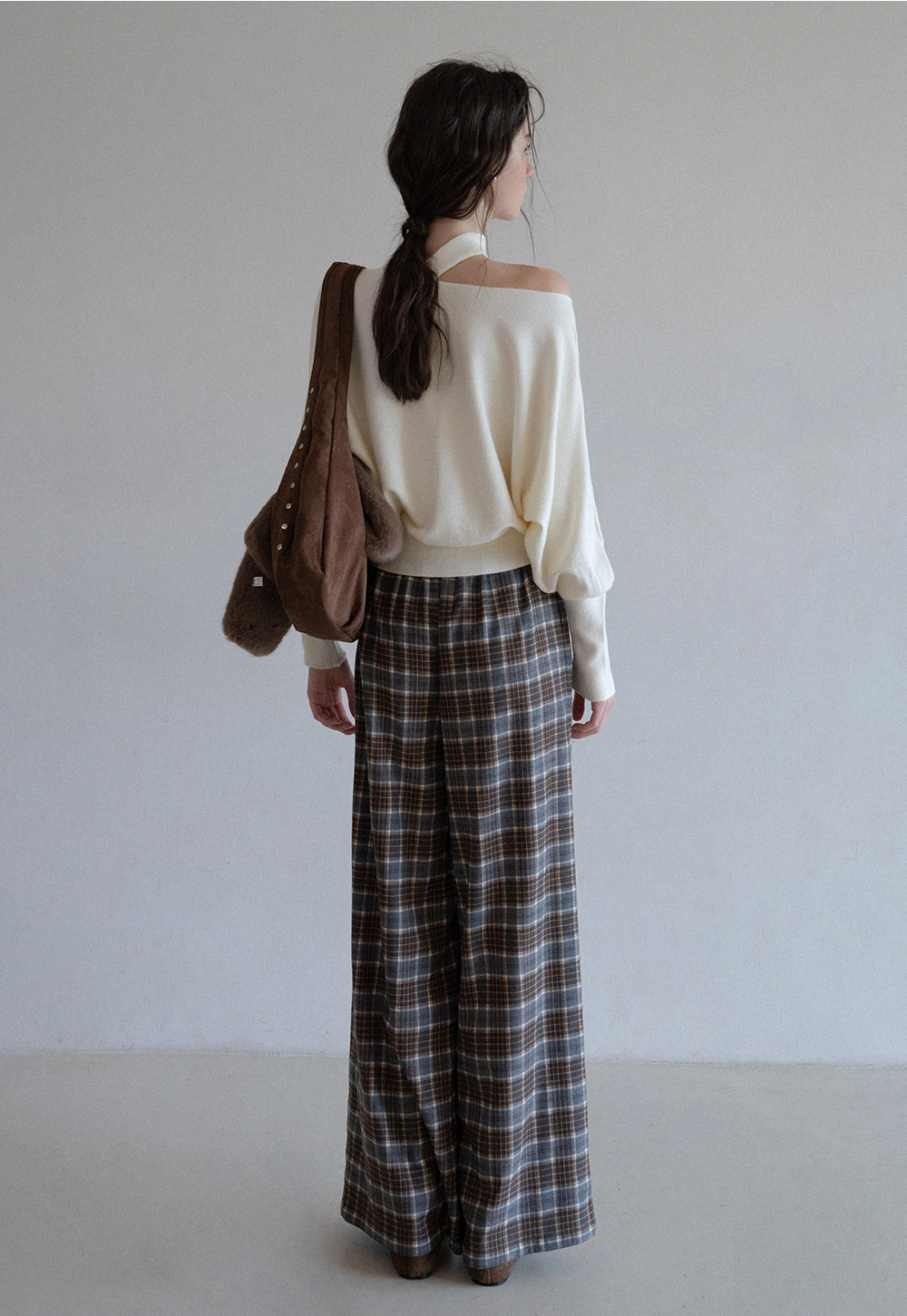 Off Shoulder Strap Detail Pullover