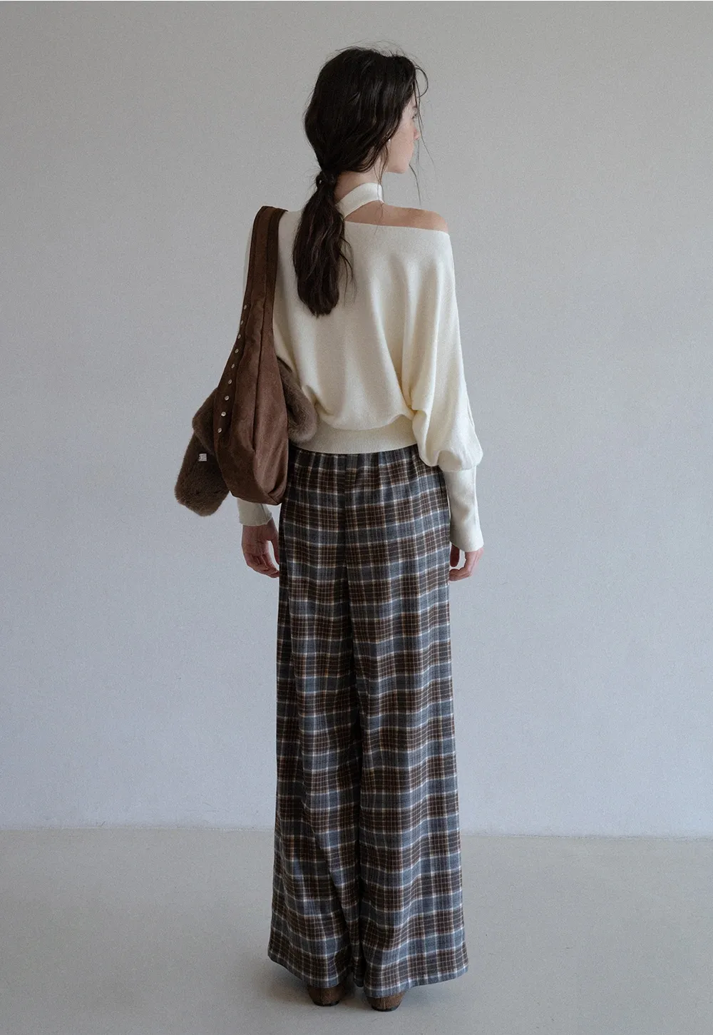 Off Shoulder Strap Detail Pullover