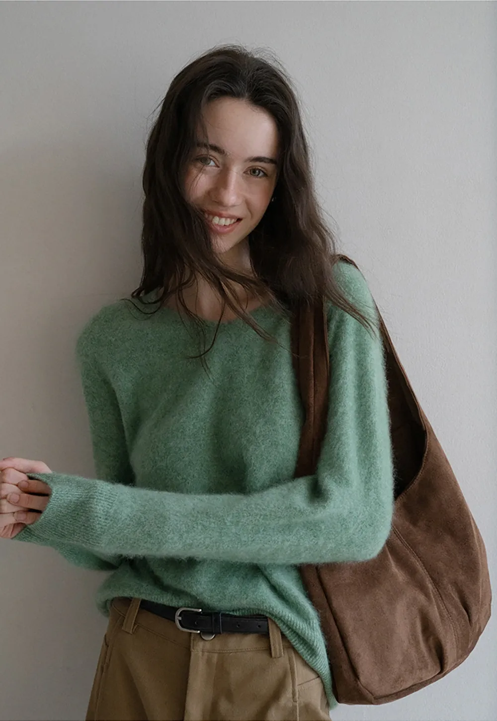 Cozy V-Neck Long Sleeve Sweater