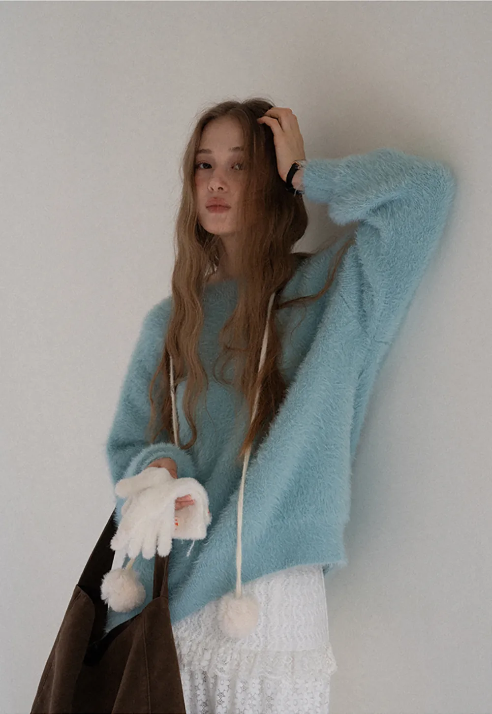 Tiered Lace Midi Skirt