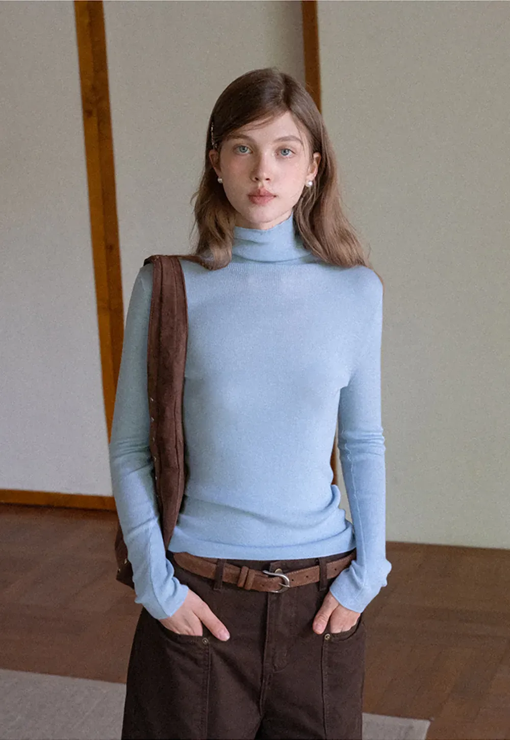 High-Waist Wide-Leg Utility Pants