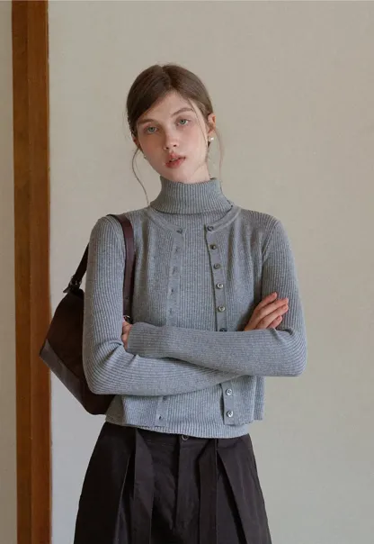 High-Waist Wide-Leg Pants with Tie Belt