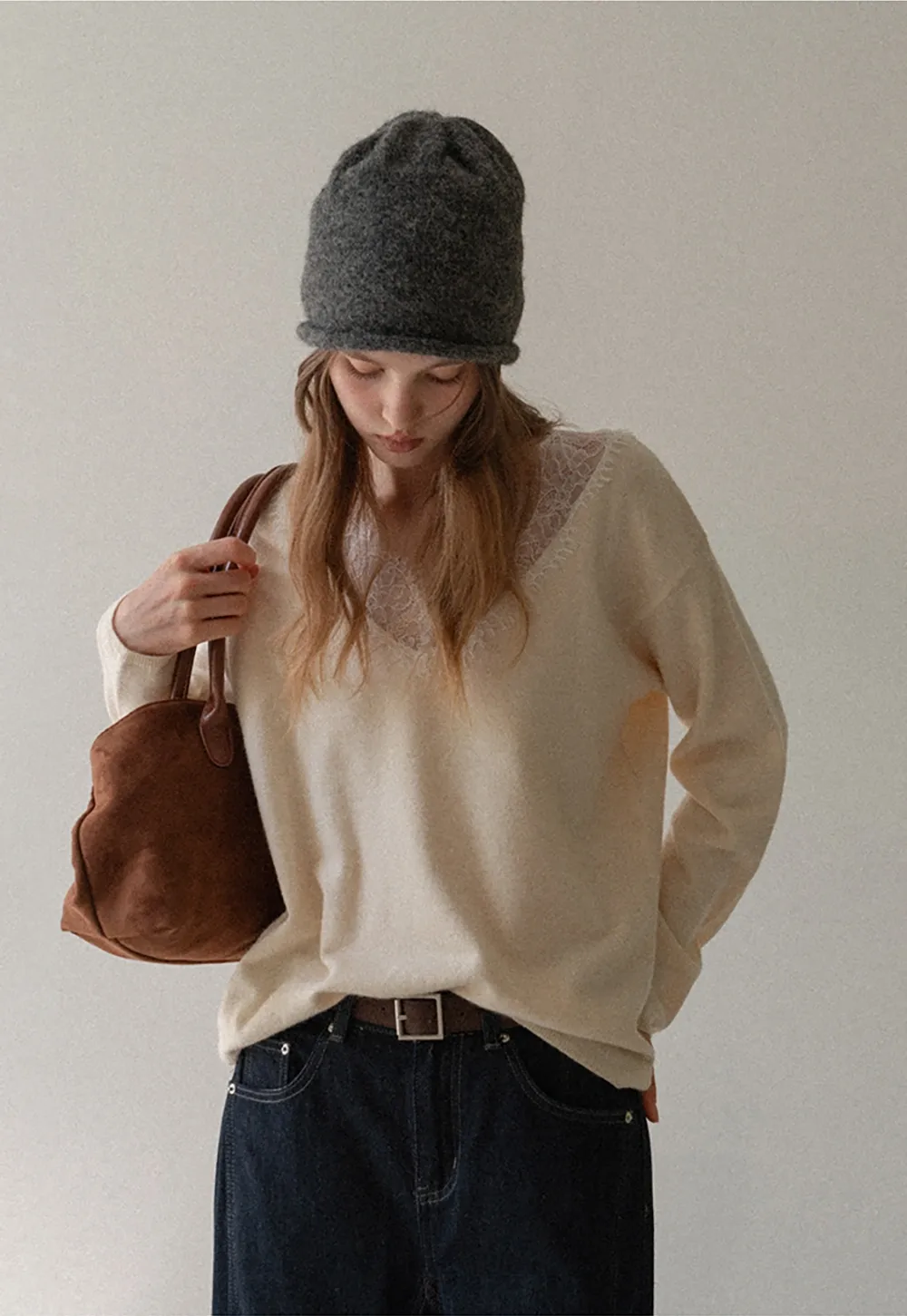 Women High Waist Wide Leg Denim Jeans Pants