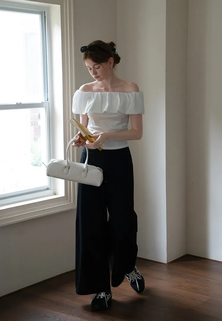 Wide Leg Tailored Pants