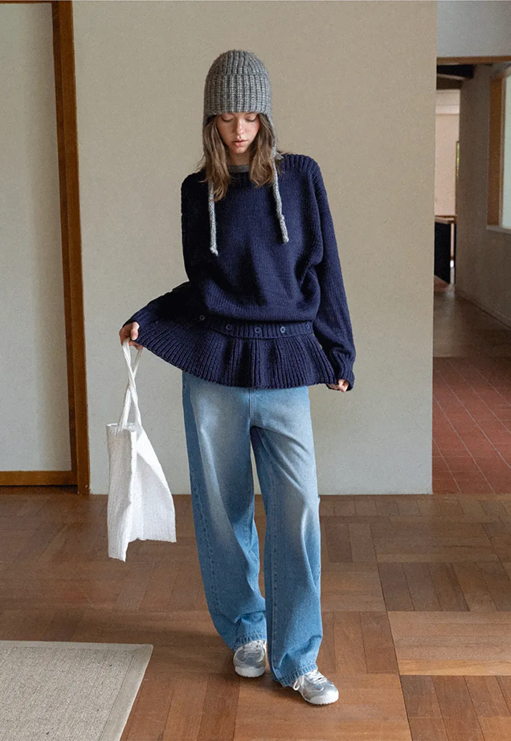 Chunky Knit Earflap Beanie