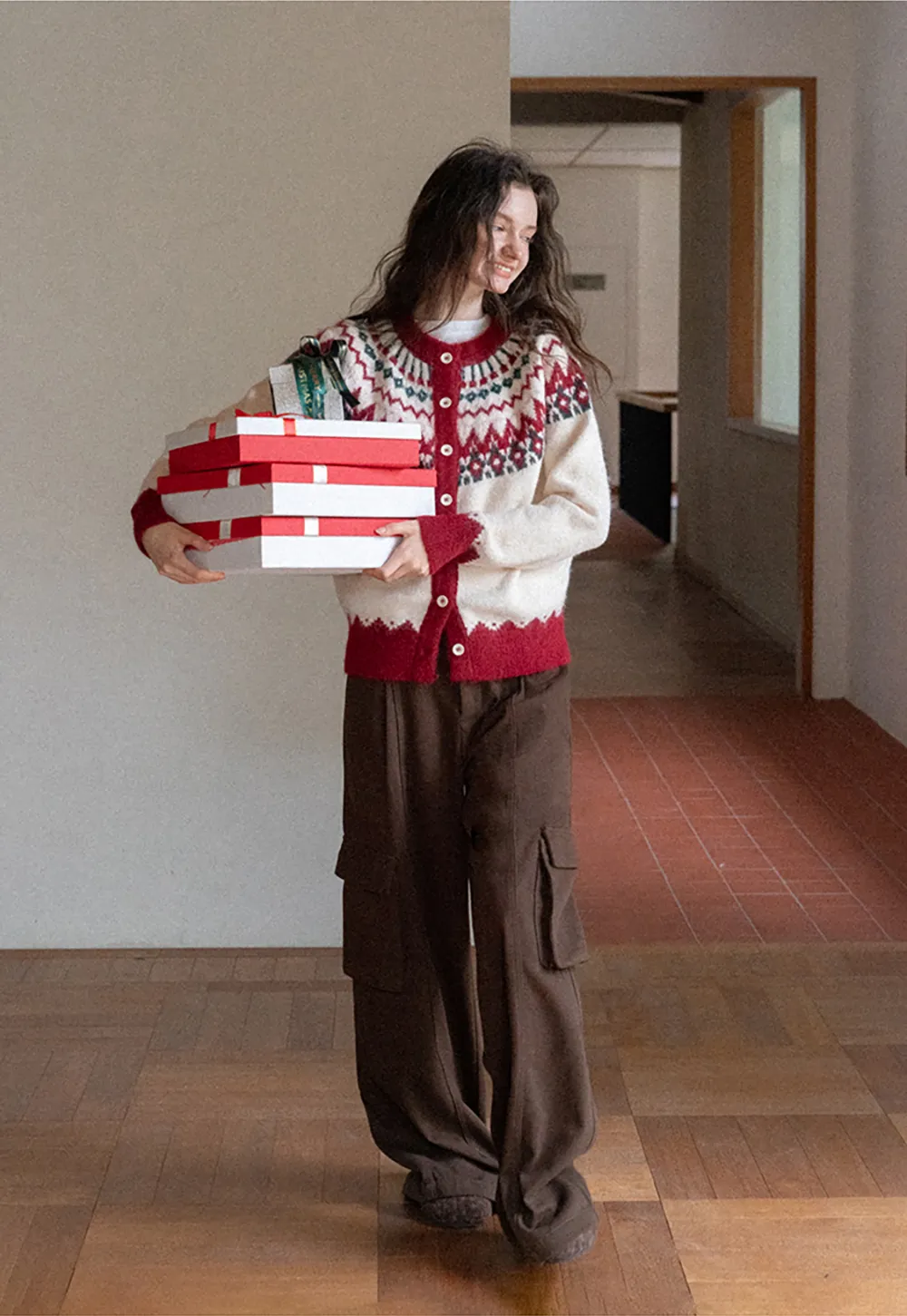 Fair Isle Knit Sweater