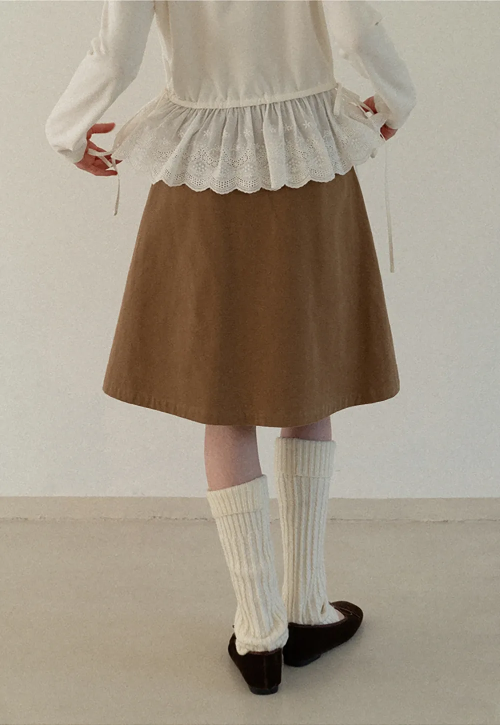 Elegant High-Waisted Pleated Skirt