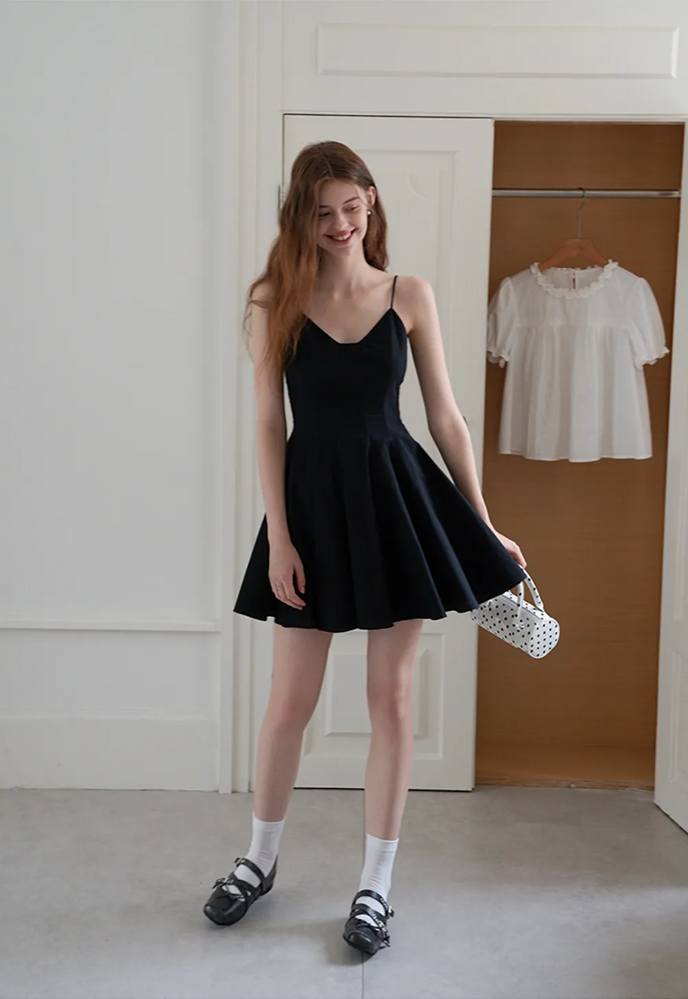 Spaghetti Strap A-Line Mini Dress