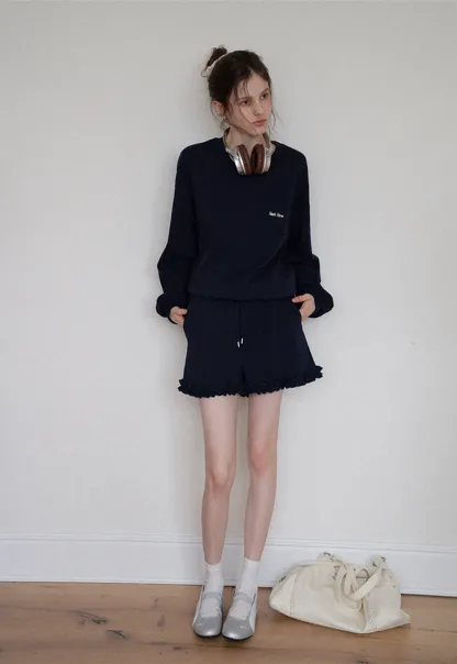 Frill Hem Lounge Set