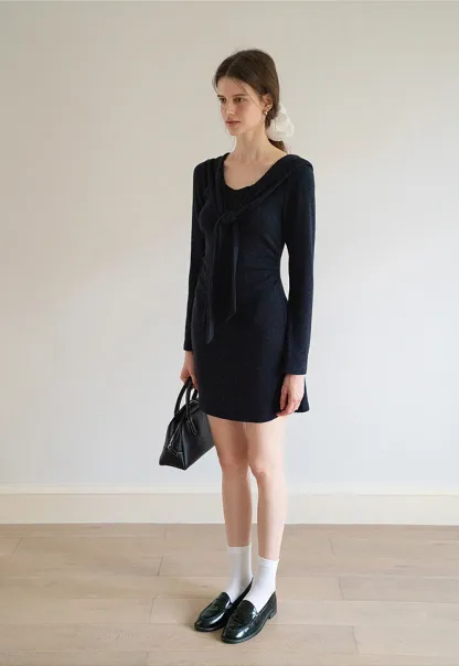 Elegant Bodycon Long Sleeve Dress