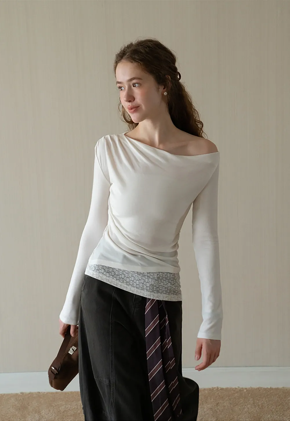 Womens High Waist Wide Leg Cargo Pants