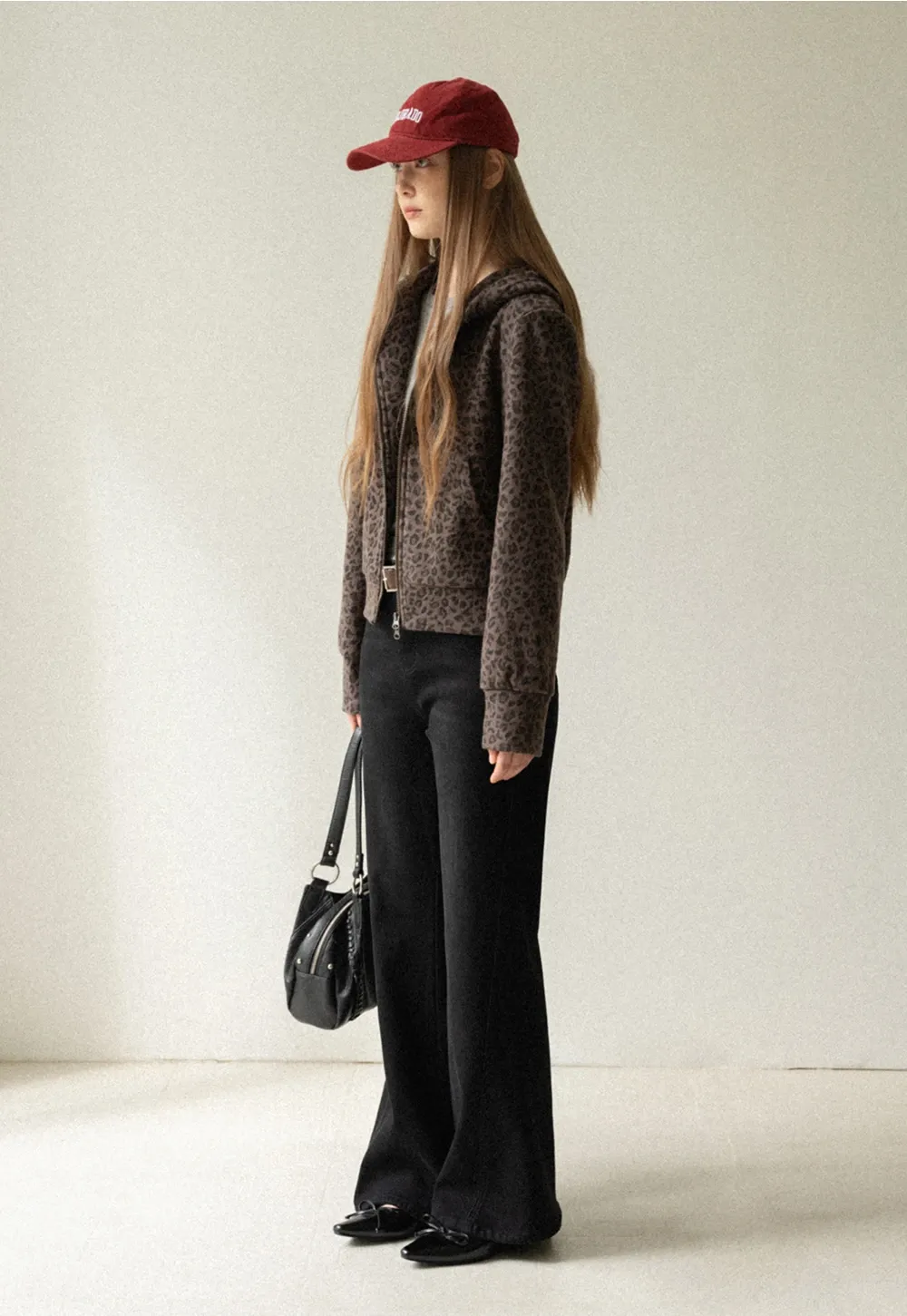 Womens High Rise Wide Leg Denim Pants