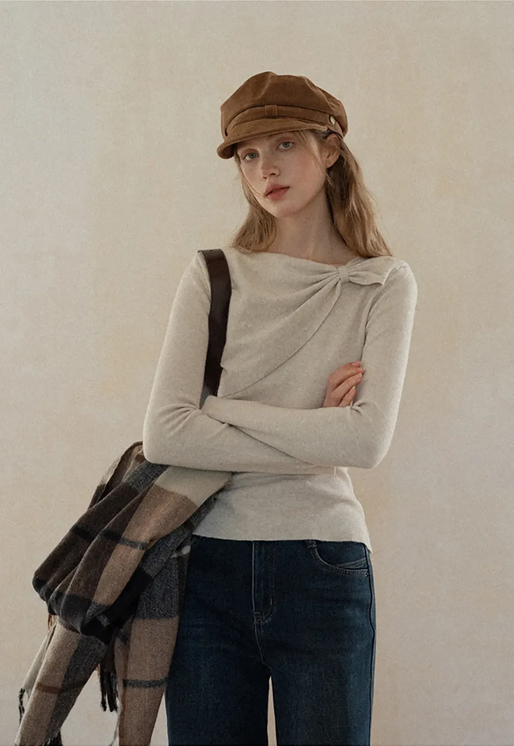 Womens Wide Leg Jeans with Belt