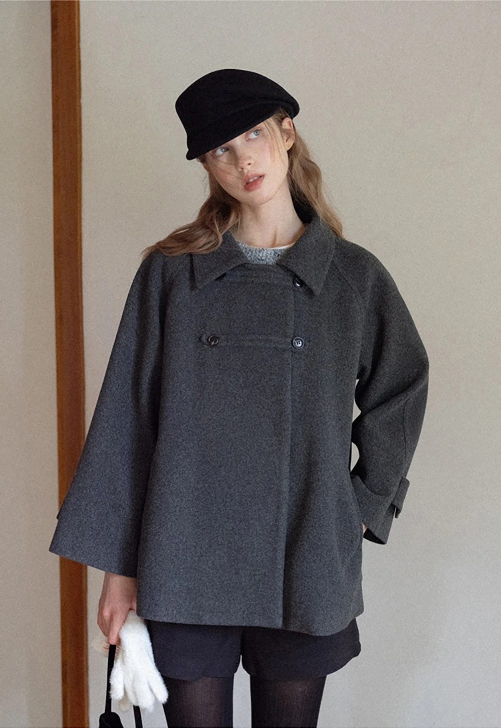 Womens High Waist Shorts with Belt